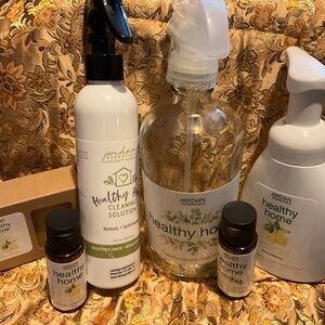 Jordan Essentials Healthy Home Care Kit Cleaning Set Lemon Essential Oil Bundle